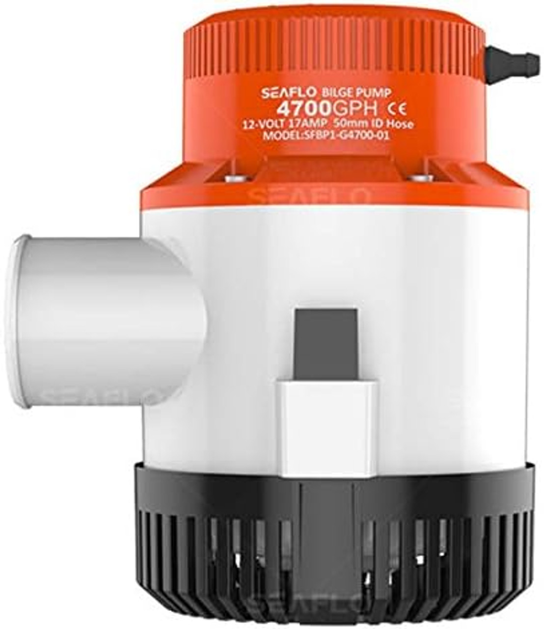 SeaFlo | 24V 4700 GPH Manual Bilge Pump | SFBP2-G4700-01