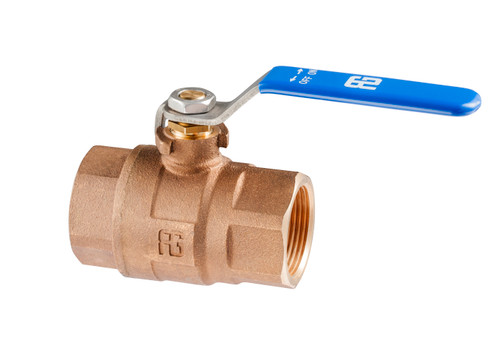 Guidi 2300 series lever operated full bore ball valve with bronze body and stainless steel lever