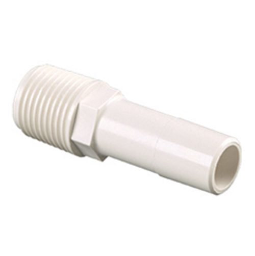 1/2 inch by 1/2 inch NPT plastic male stem