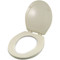 Kit, seat lid with hinges, bone