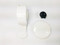 Traveler toilet pedal and cartridge kit, white
