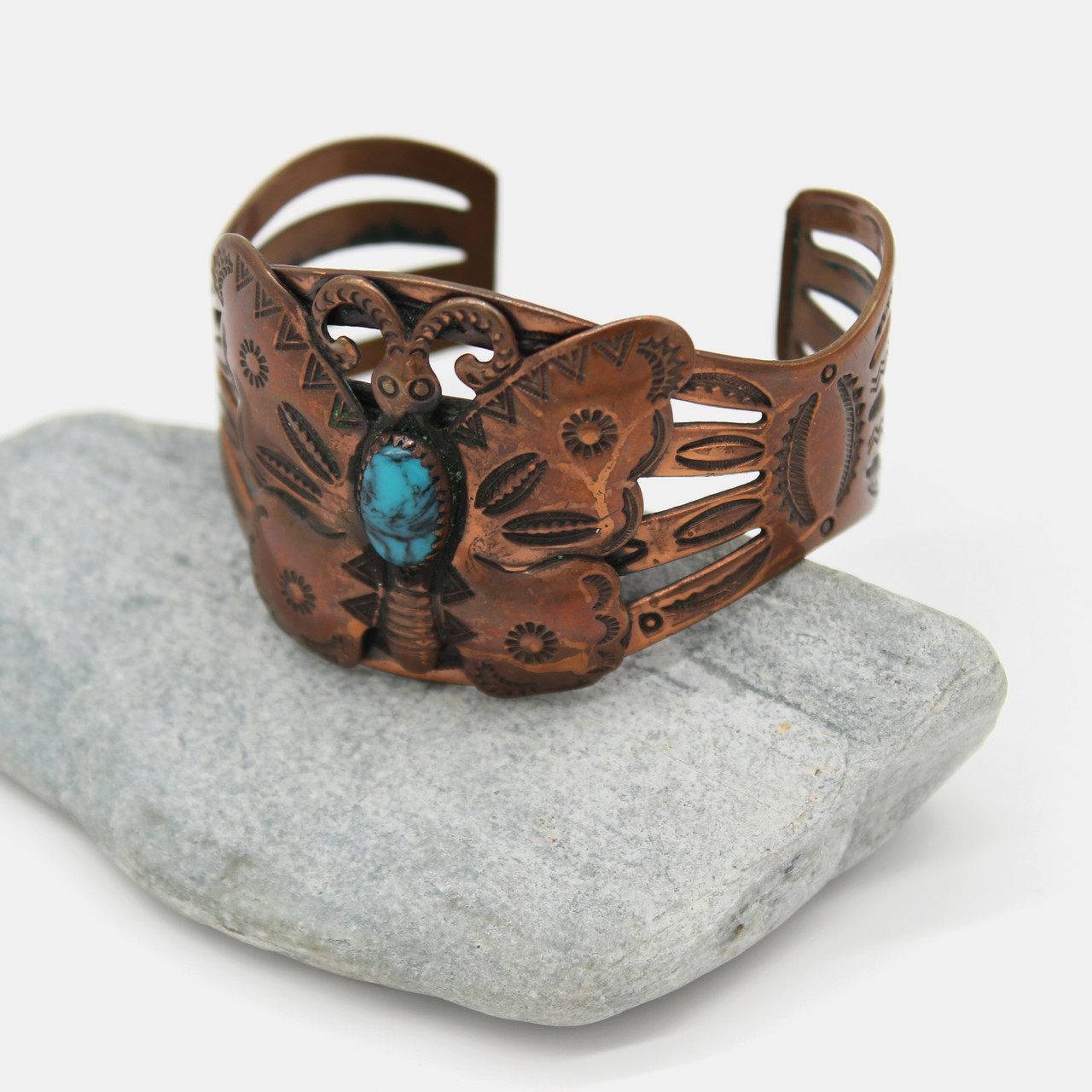 Copper cuff bracelet native deals american