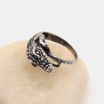 Silver Alligator Ring