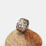 Filigree Silver Band