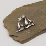 Sailboat Scene Brooch