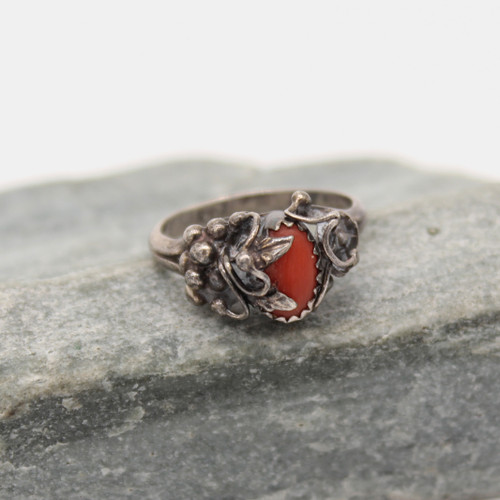 Ornate Coral Ring