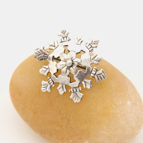 Delicate Snowflake Brooch