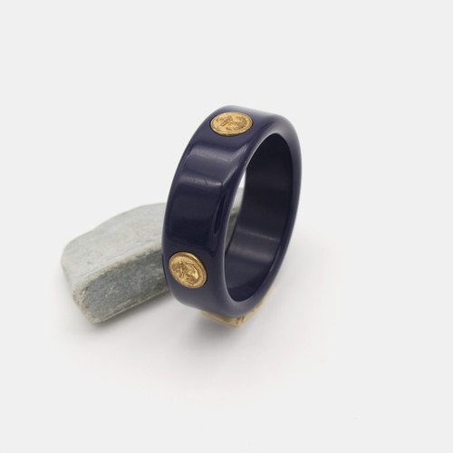 Lucite Anchor Bangle