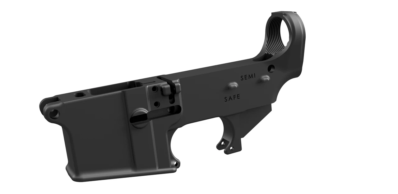 レア皿chicano rap GUN UNDER THE GUN A9X 9mm AR-9 Stripped Lower Receiver – Colt® Magazine Pattern