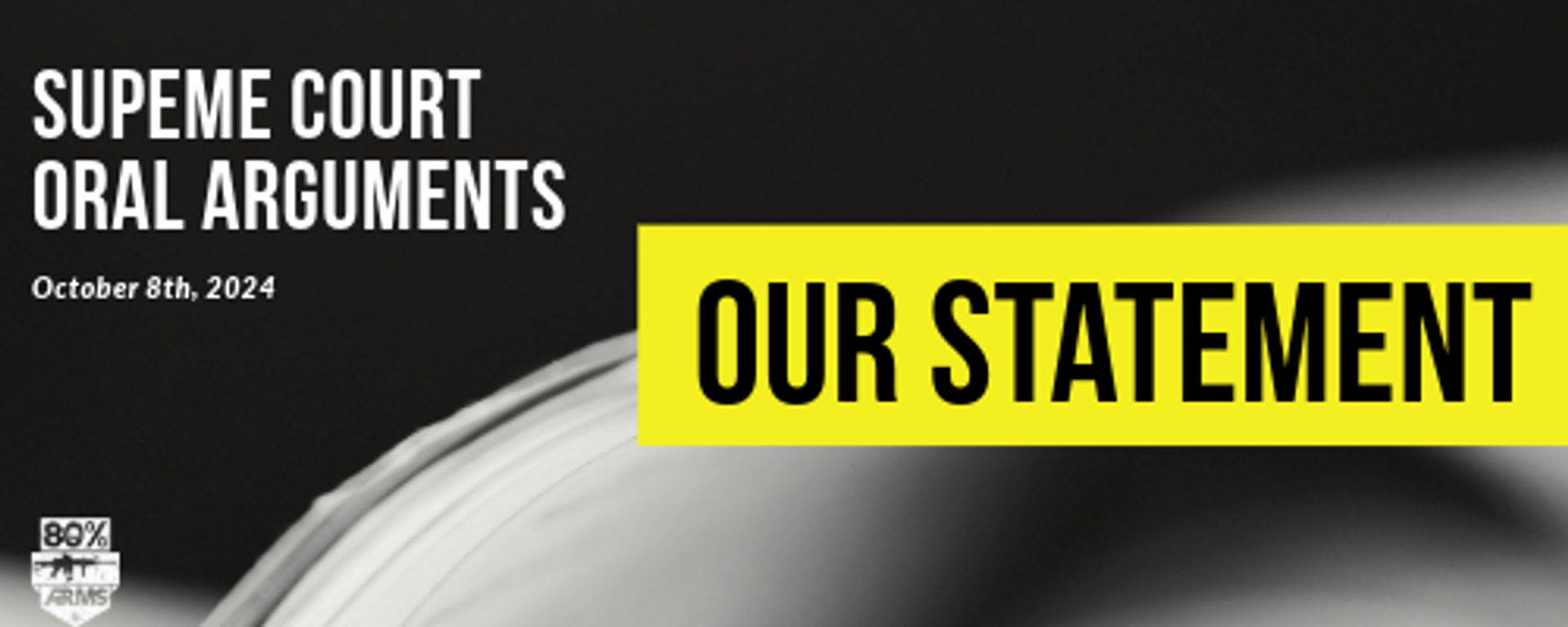 STATEMENT: Supreme Court Hears Arguments Challenging ATF's Overreach on Firearm Parts thumbnail image