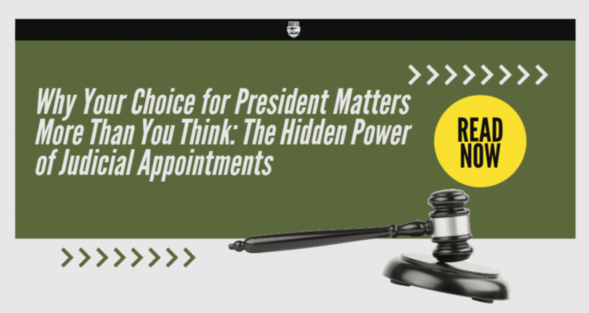 Why Your Choice for President Matters More Than You Think: The Hidden Power of Judicial Appointments thumbnail image
