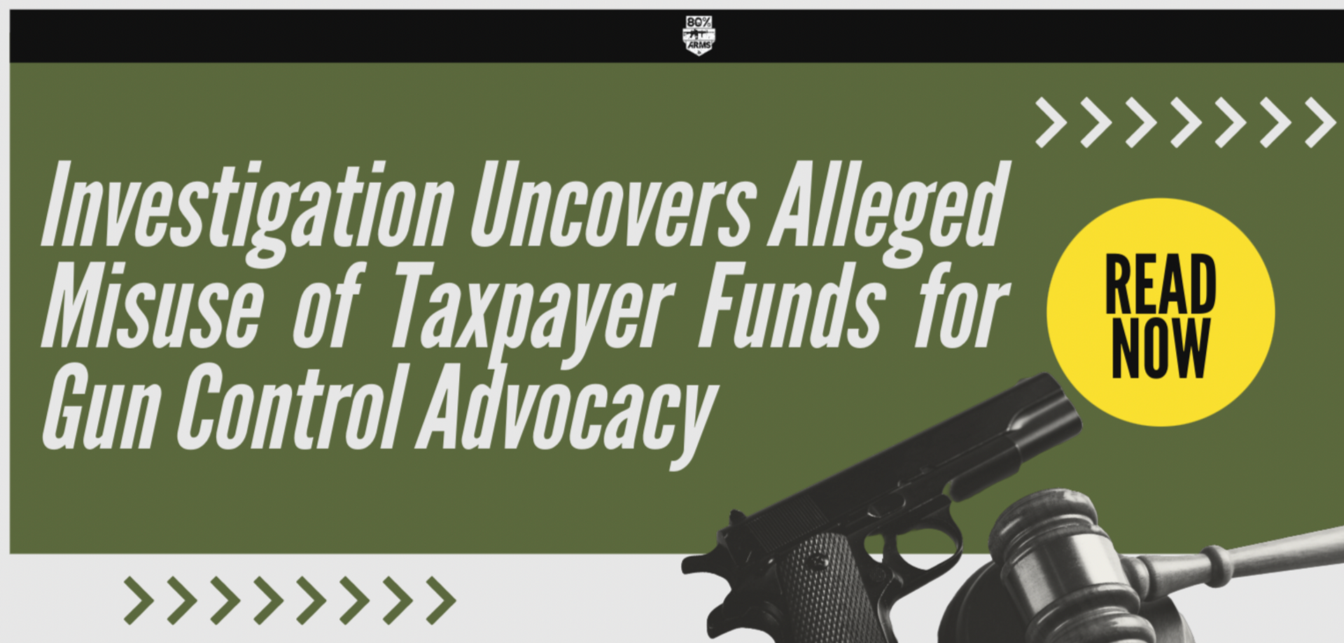 Investigation Uncovers Alleged Misuse of Taxpayer Funds for Gun Control Advocacy thumbnail image