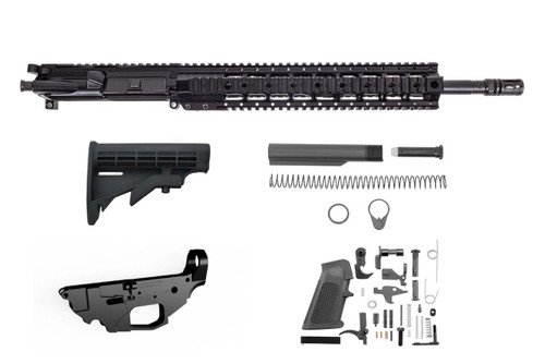 DPMS Complete 16" 5.56 Quad-Rail AR-15 100% Build Kit - Texas Edition