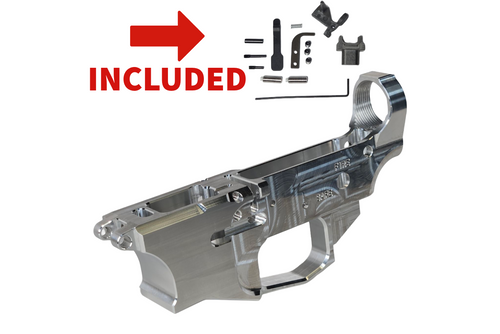 A9X Premium Ambidextrous AR-9 Stripped Lower - Arc – Colt® Magazine Pattern - RAW 