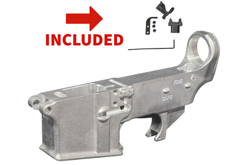 Forged A9X AR-9 80% Lower – Retro – Colt® Magazine Pattern - RAW