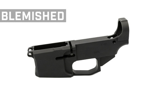 Type III Hard Anodized Billet AR-15 80% Lower Receiver - Blemished