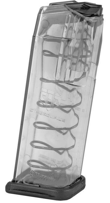 ETS MAGAZINE FOR GLOCK19- 15RD - SMOKE