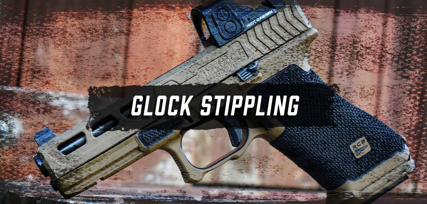 Glock stippling: Snakeskin pattern 