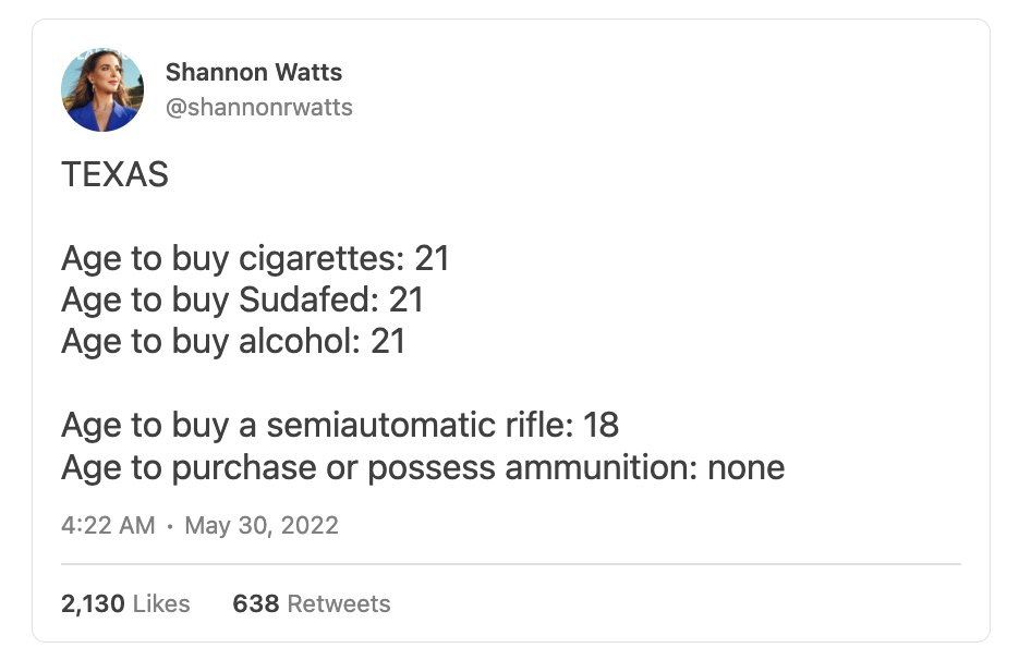 Stupid tweet from Shannon Watts