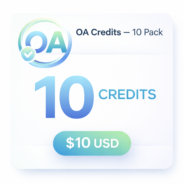 OA Credits — 10 Pack