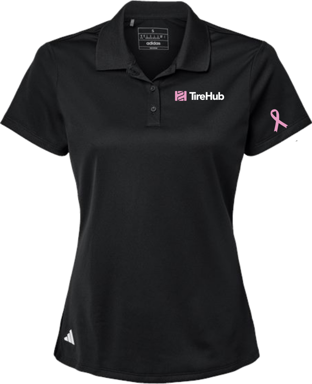 Tire Hub Breast Cancer Support Ladies Adidas Sport Polo Assorted