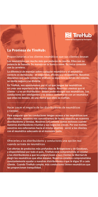 TireHub Values Set - La Promesa de TireHub 24x36