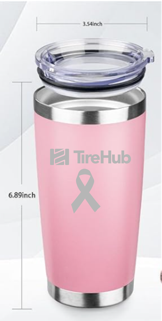 TireHub Breast Cancer Awareness Tumbler