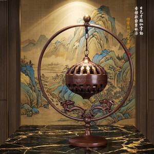 Imperial Su-Style Eight Treasures Hanging Censer - Artisanal Zen Altar Art