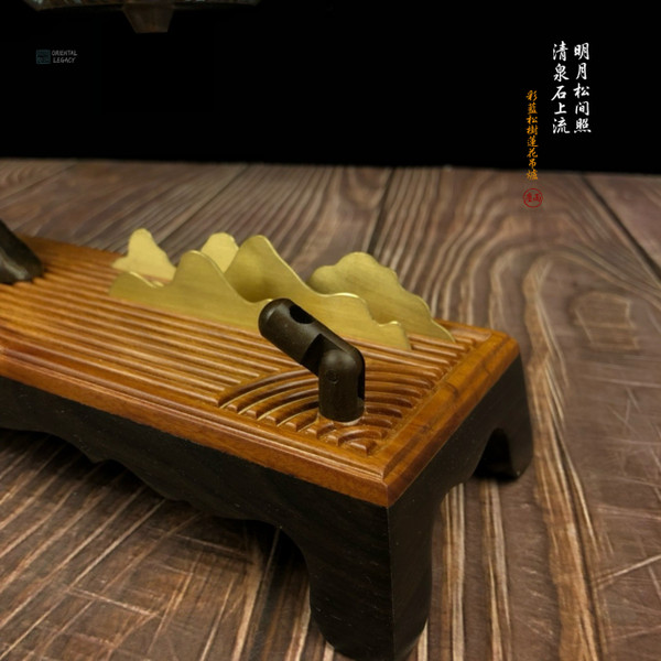 Azure Pine Lotus Censer: Thermal Patina Bronze - Structural Density