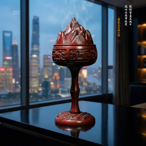 Su-Style: Pure Bronze Dragon Censer - Heritage Grade