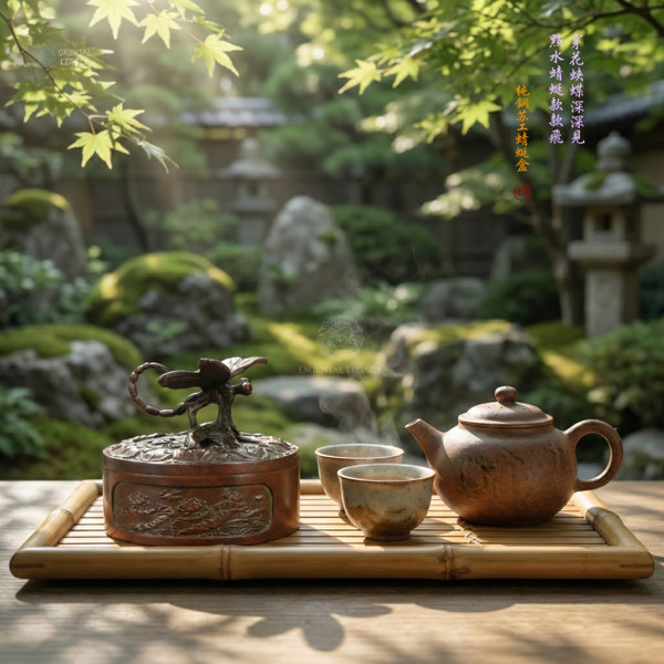 Eternal Summer: Lost-Wax Cast Fine Bronze Dragonfly Scholar Box