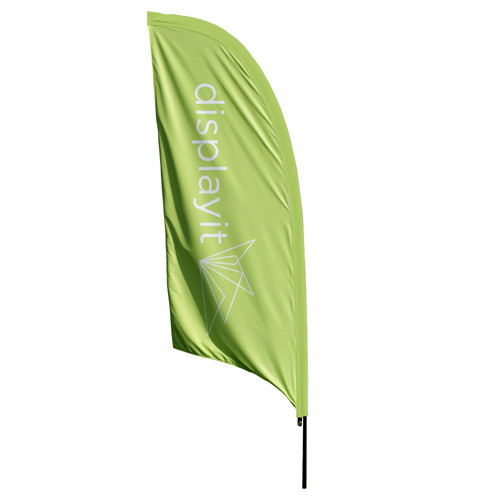 8 Foot Tall Feather Blade Flag - Small