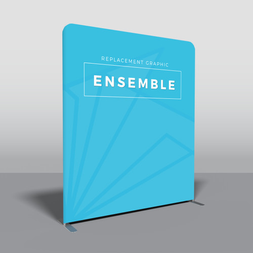 79" x 91" Ensemble Display - Replacement Trade Show Tension Fabric Graphic