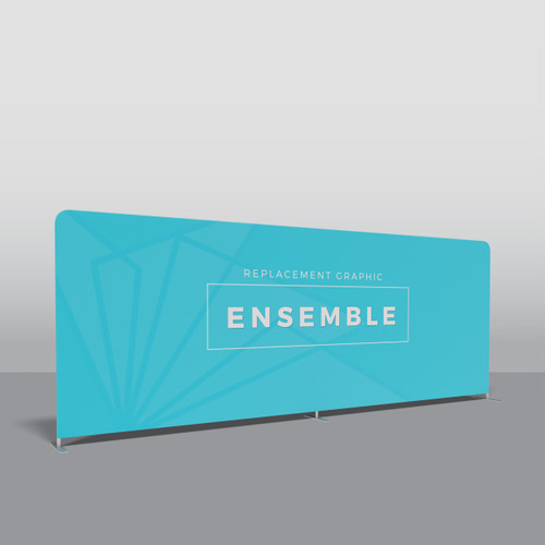 20' Helium by Ensemble Tension Fabric Display Replacement Graphic