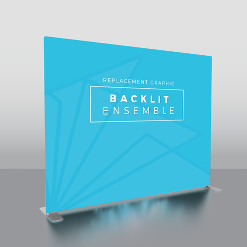 10' Backlit Ensemble Trade Show Display Lightbox Replacement Graphic
