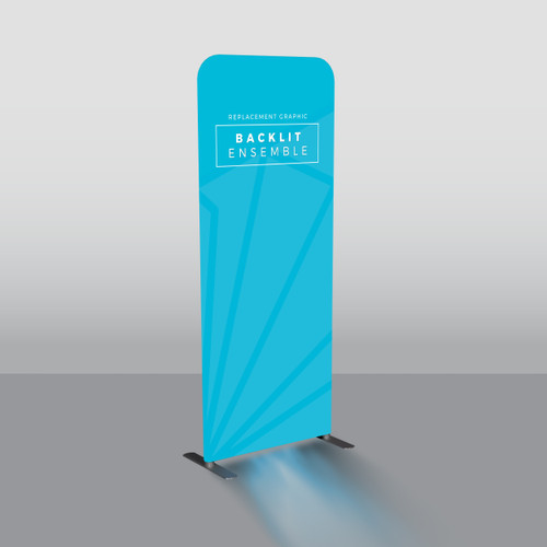 36" Ensemble Backlit Banner Stand - Replacement Graphic
