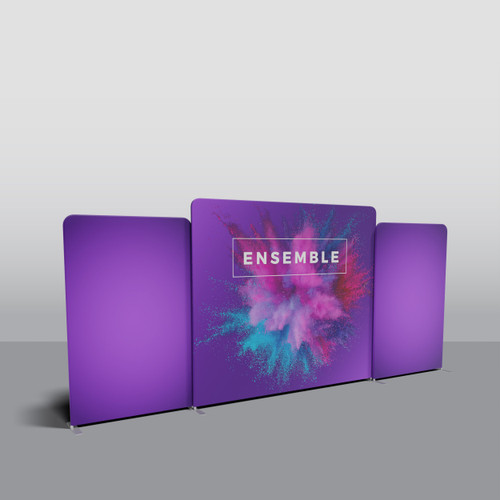 20' Ensemble Tension Fabric Trade Show Display Kit EC0B