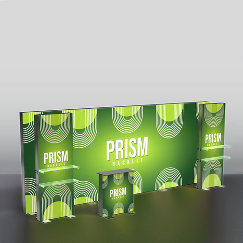 20' Prism Backlit Trade Show Display P20D