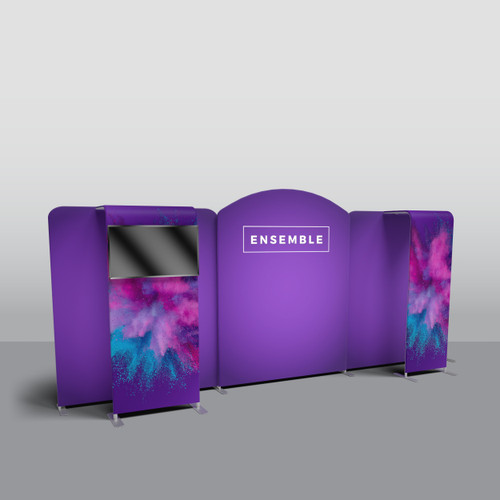 20' Ensemble Tension Fabric Trade Show Display Kit E20K