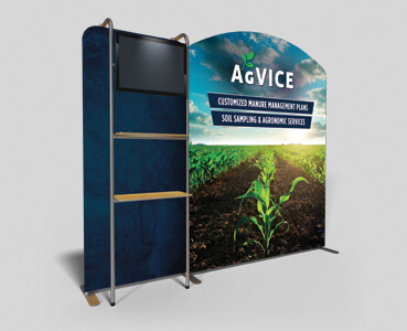 10 foot Ensemble display design with shelves - AgVice