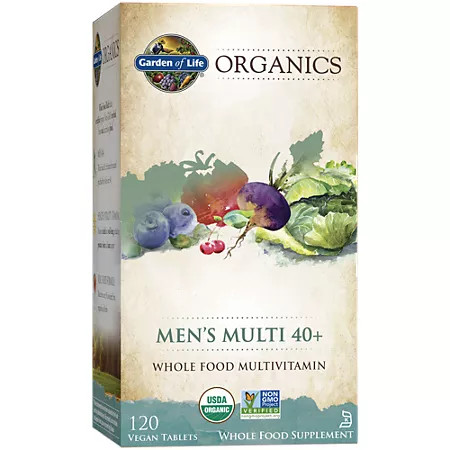 Organics Men's Multivitamin 40+ front