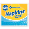 Member's Mark 1-Ply Everyday Napkins, 11.4" x 12.5" (4 pk., 300 ct. per pack, 1200 ct. total) - *Pre-Order