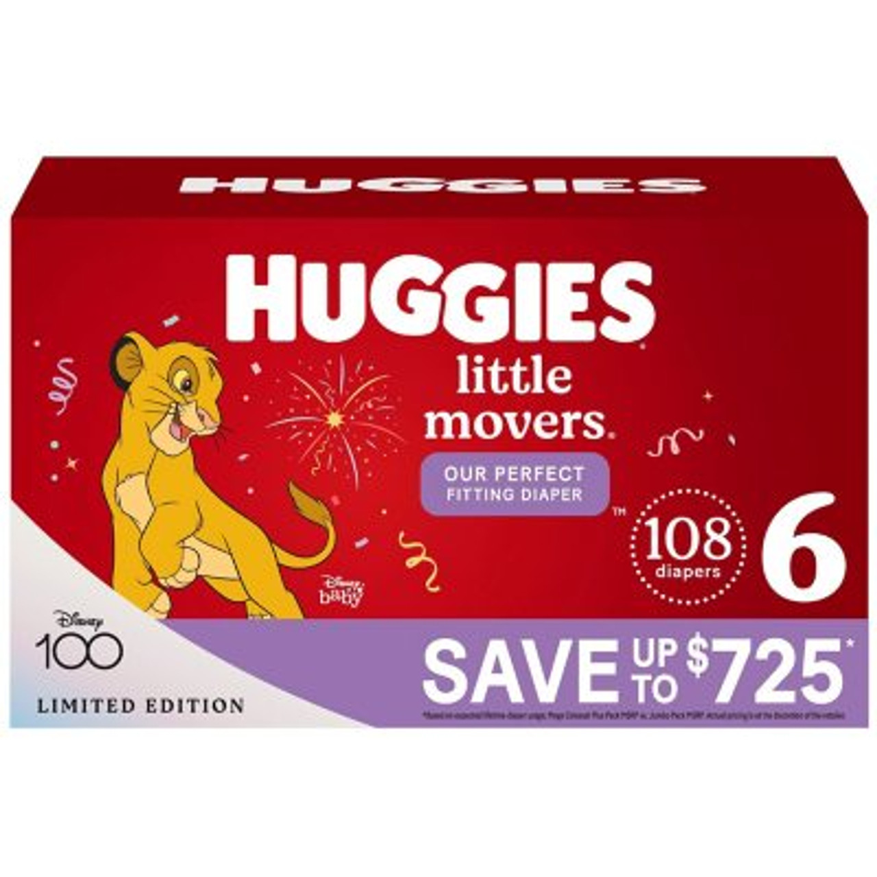 Huggies Little Movers Size 6 (108 ct.) - *Pre-Order