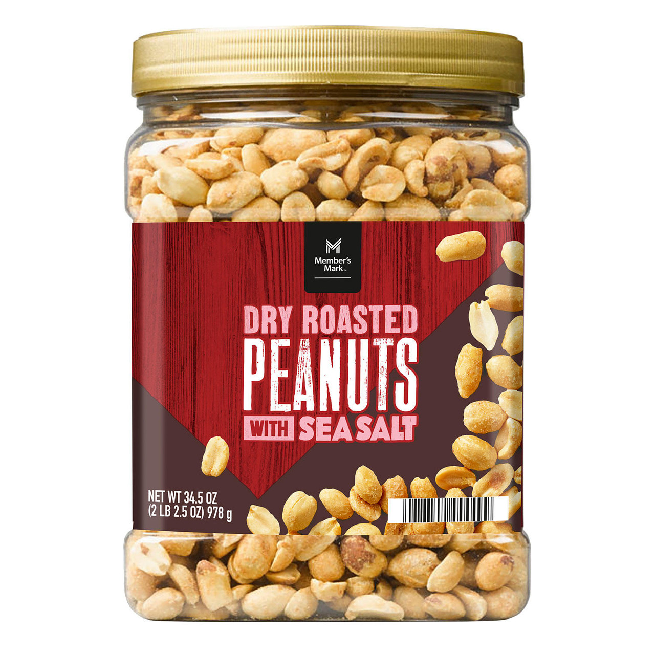 Member's Mark Dry Roasted Peanuts with Sea Salt (34.5 oz.) - *Pre-Order