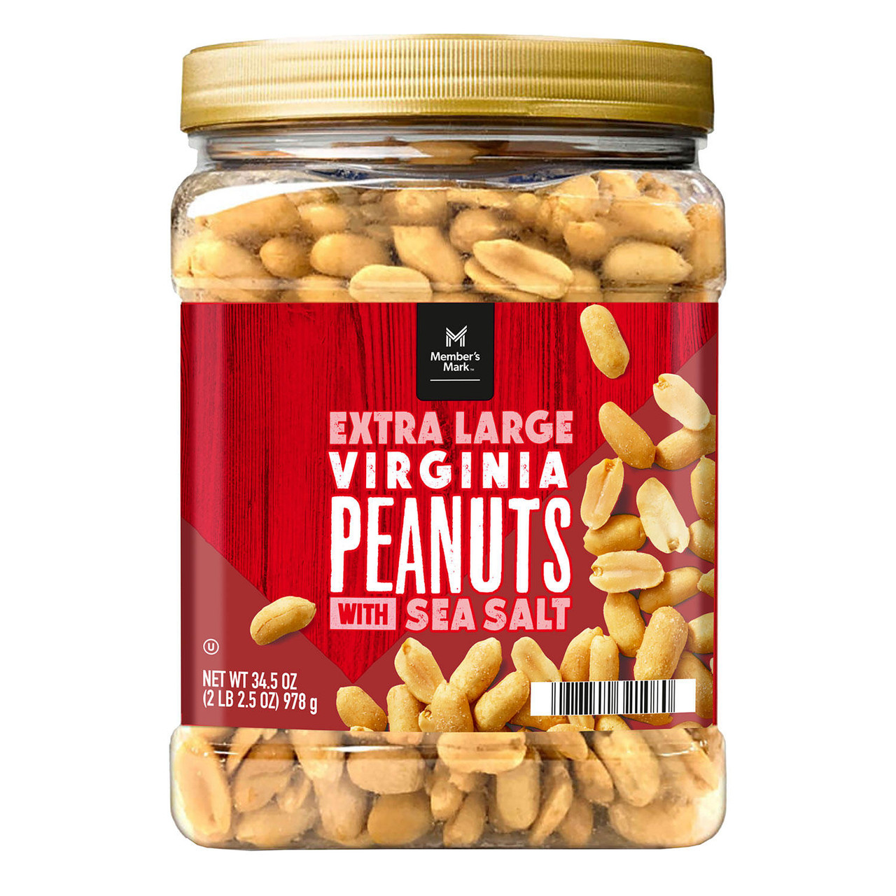 Member's Mark Extra Large Virginia Peanuts (34.5 oz.) - *Pre-Order