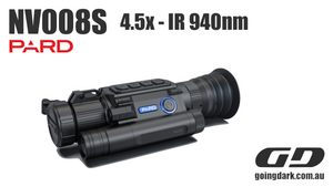 PARD NV008S-45  (4,5x - 940nm) Digital Night Vision Riflescope  - GoingDark