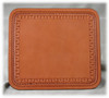 Rich Tan Leather Mouse Pad