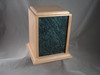 Large Maple Urn, with Vertical Marble Insert