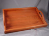 Large Cherry Serving Tray: 18"x12"x1-1/2", Useable Area: