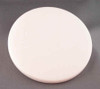 M-WH-4DiaEP: Imperial White Marble, 4 inches in diameter x 7-8mm thick, Polished on all surfaces, (6F)